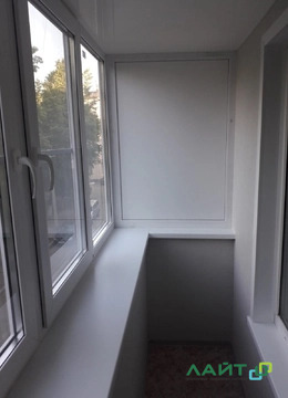 Остекление, балконный блок, внутренняя отделка панелями, шкаф